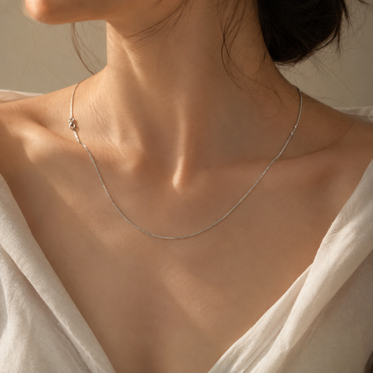 925 sterling silver classic chain for everyday wear